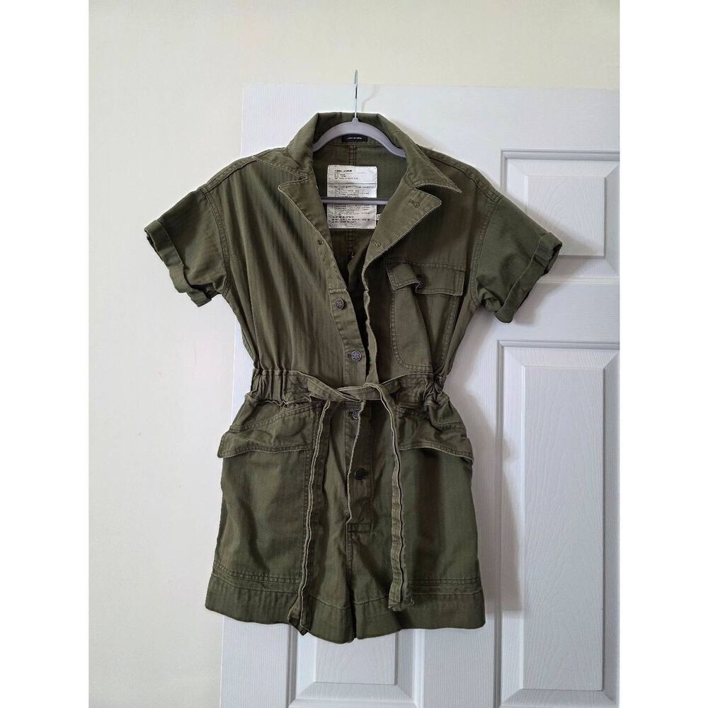 R13 Surplus Romper - Olive XS $1096 - Picture 4 of 12